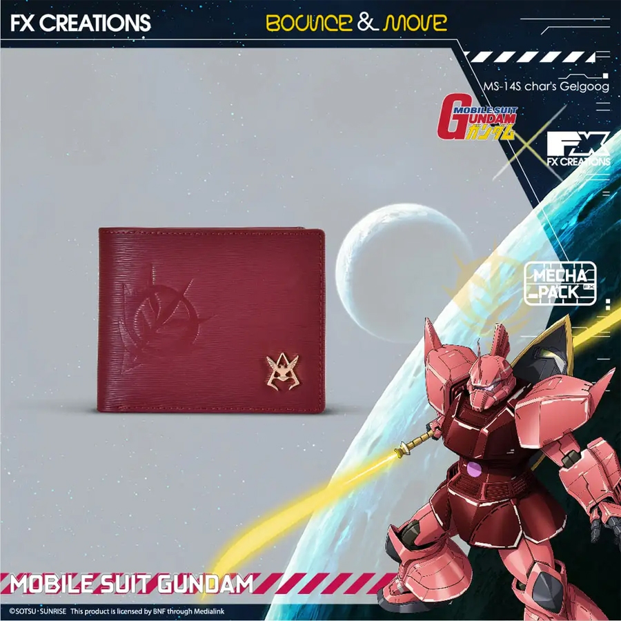 FX Creations x MS-14S GELGOOG – LEATHER WALLET กระเป๋าสตางค์