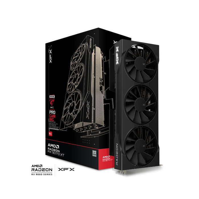 XFX Swift AMD Radeon RX 9070XT Triple Fan Gaming Edition (RX-97TSWF3B9)