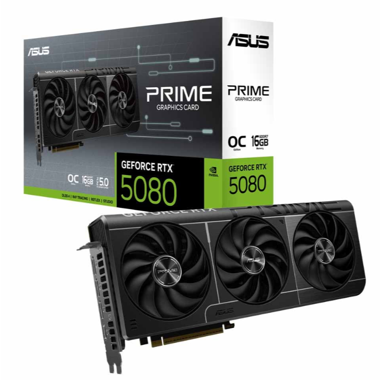 VGA ASUS PRIME GEFORCE RTX 5080 16GB GDDR7 OC EDITION (PRIME-RTX5080-O16G)