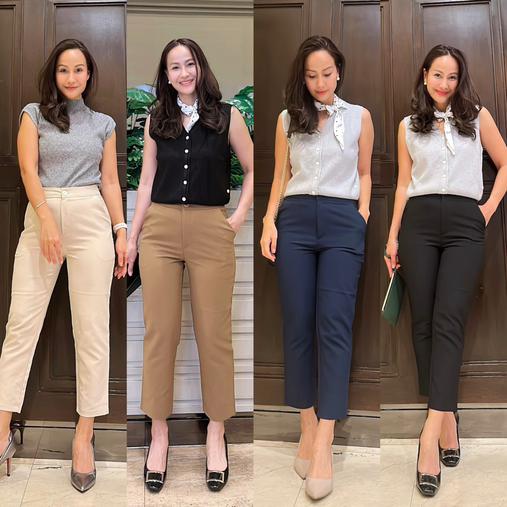 กางเกง8ส่วนที่ใช้ผ้าเกรดพรีเมี่ยม เป็นผ้าดับเบิ้ล ที่มีคุณสมบัติ นุ่ม หนาพอดี และยืดเก็บกระชับดีมากๆ ใส่สวย ใส่สบาย
