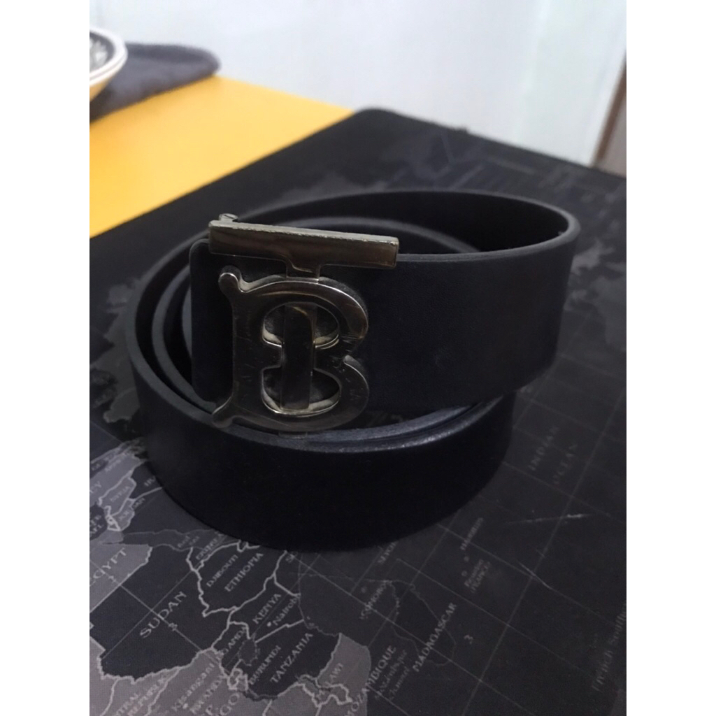 เข็มขัดBuberry TB Logoของแท้