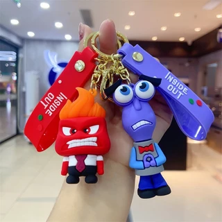 AC 3D cartoon keychain personalized creative soft rubber doll sales pendant