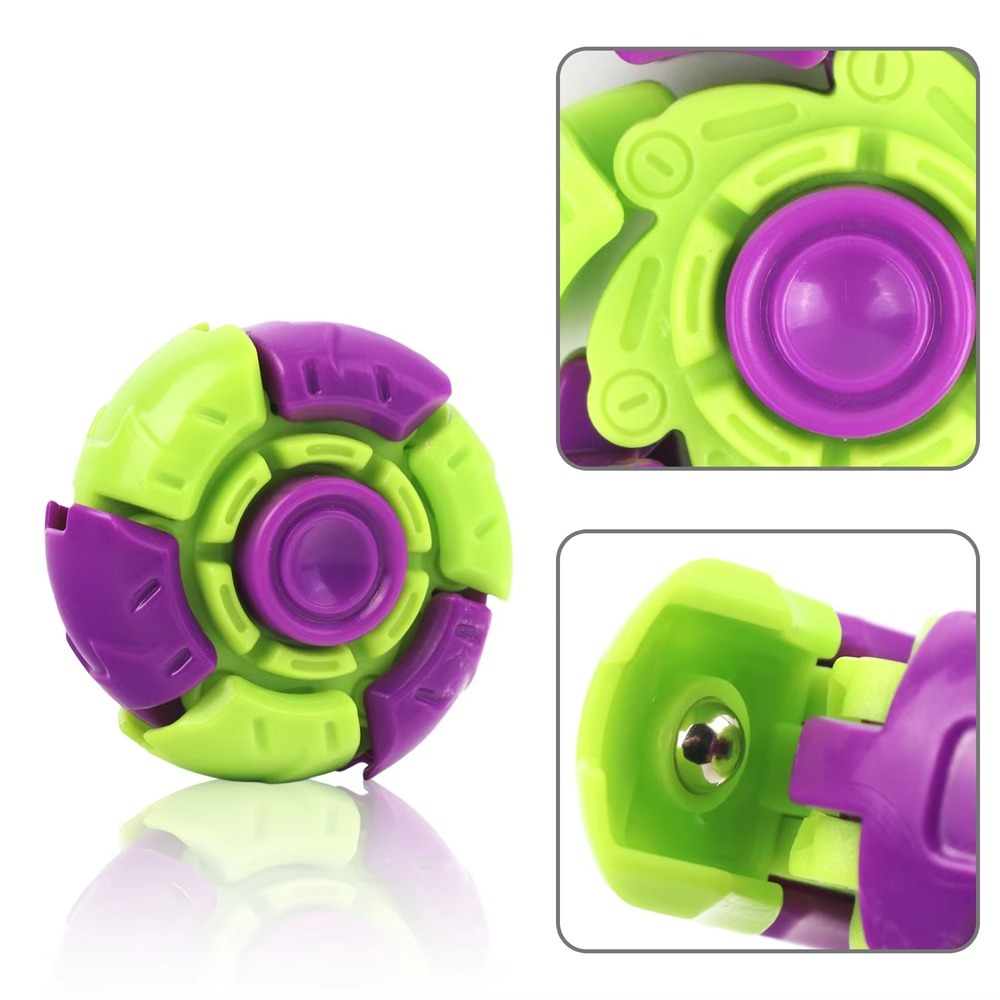 Luminous creative fidget spinner purple ของเล่นเด็กคลายเครียด - รูปที่ 3
