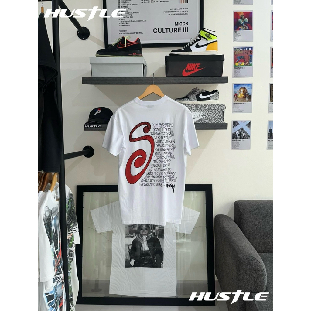 [Hustle.store]เสื้อยืด Stussy S Talk SS T-Shirt (Pigment White) มือ1ของแท้🇦🇺พร้อมส่ง‼️‼️‼️‼️‼️‼️‼️‼️