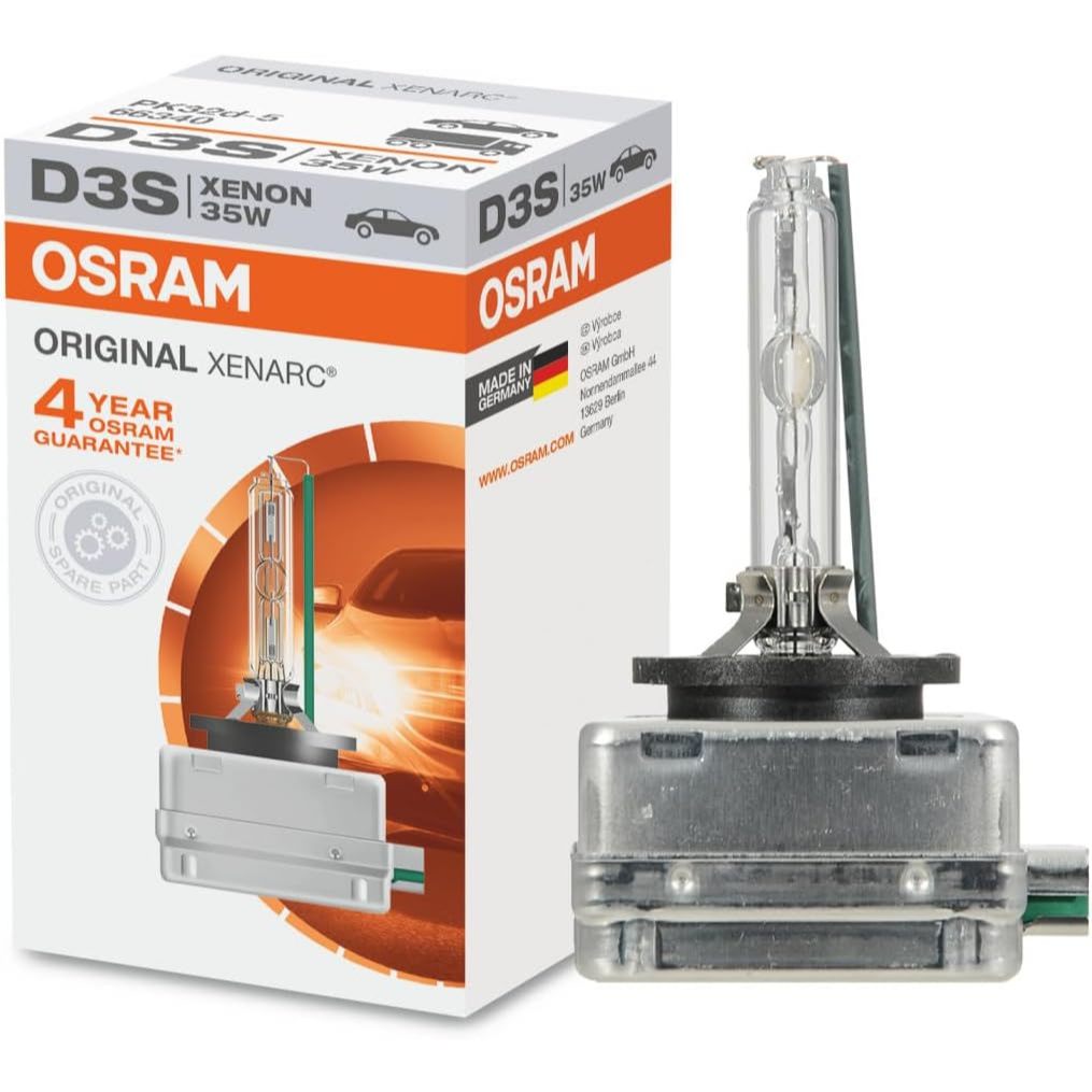 OSRAM D3S หลอดไฟซีนอน ORIGINAL XENARC ไฟหน้ารถ สำหรับรถยนต์ 12V 35W 1 หลอด