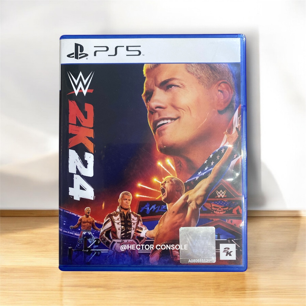 แผ่นเกมส์ PS5 : wwe W2K24 (เกมส์มวยปล้ำ) 📍(มือ1,มือ2) สินค้าพร้อมจัดส่ง