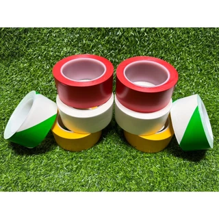 (พร้อมส่ง!) เทปตีเส้น เทปPVC เทปติดพื้น 10สี ยาว 33 เมตร สีสด ไม่ทิ้งคราบกาว PVC Floor Masking Tape