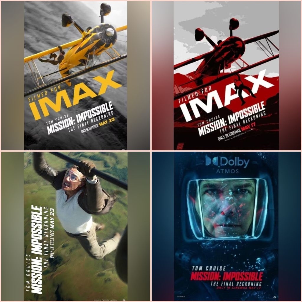 โปสเตอร์ Mission Impossible - The Final Reckoning ระบบ IMAX Exclusive Poster ของแท้ (ขนาด 13X19)