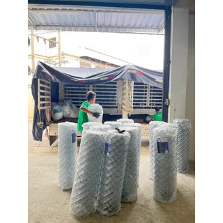 ASV ลวดตาข่ายถัก ชุบกัลวาไนท์ #12 / ขนาดตา 2 นิ้ว (2x1/4") (ตาทั่วไป) / 1.5 x 10 เมตร (สูง x ยาว)