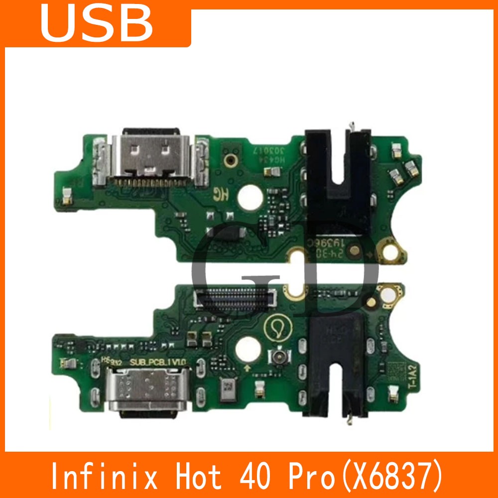 ชุดบอร์ดชาร์จ Infinix Hot 40 Pro(X6837)  แพตูดชาร์จ Infinix Hot 40 Pro(X6837)  มีบริการรับชำระเงินเม
