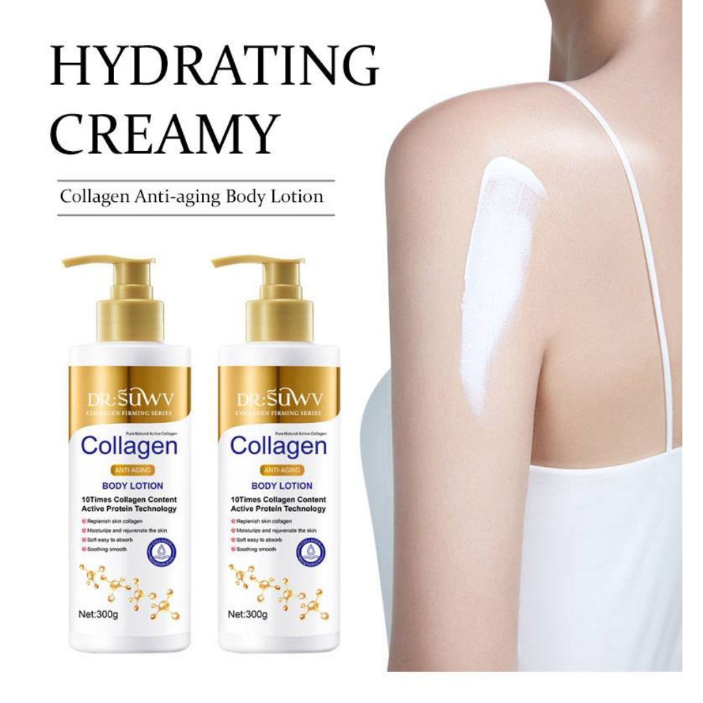2 ขวด โลชั่นบำรุงผิวกายคอลลาเจนต่อต้านริ้วรอย Cross-border SDR SUWV ให้ความชุ่มชื้น ส่งจากไทย