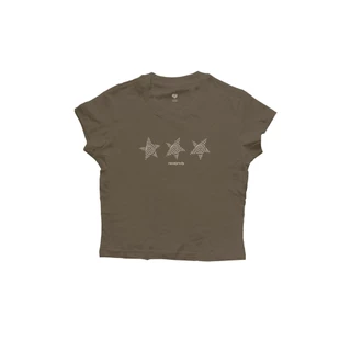 moodymolly New color เสื้อ babytee ลายสกรีนดาว