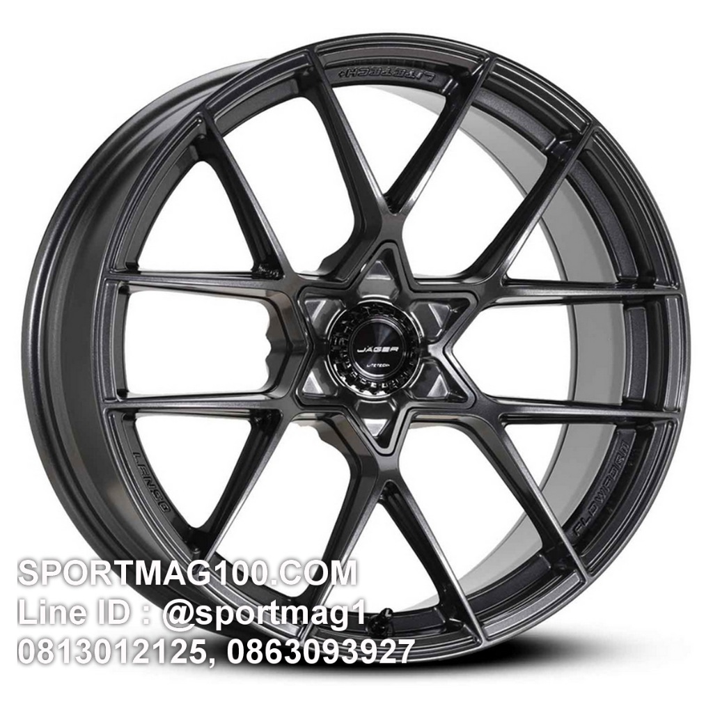 ล้อแม็กซ์ Lenso Jager Astra LITETECH+ ขอบ18นิ้ว 6รู139 สีไฮเปอร์ดาค กว้าง9นิ้ว Offset15 [22116]