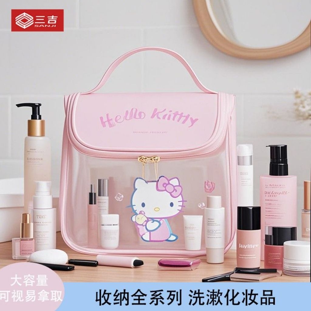 🇹🇭 กระเป๋าเครื่องสำอางค์​ กระเป๋าเอนกประสงค์​ ลายการ์ตูน​ Sanrio​