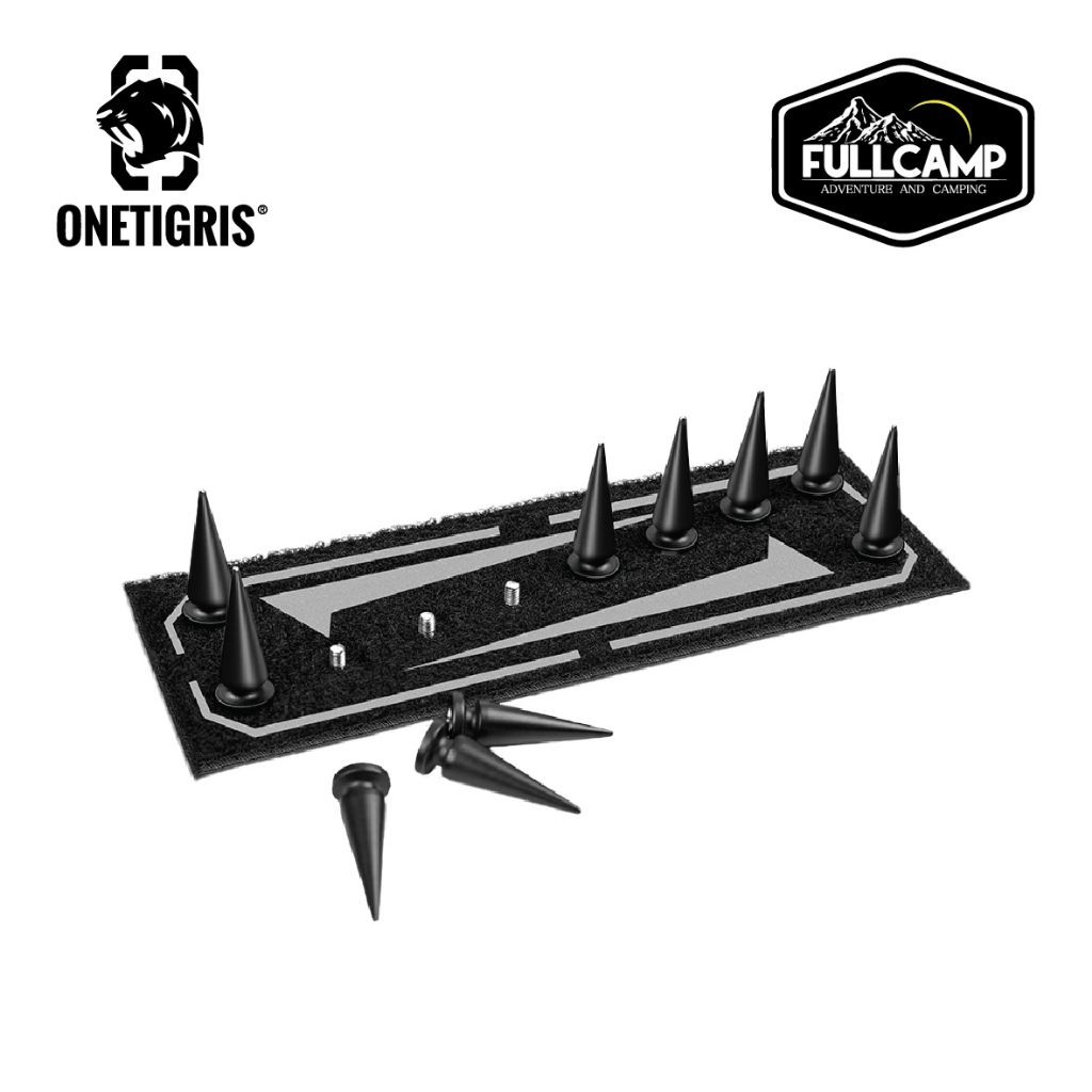OneTigris Spiked Reflective Patch อาร์มติดเครื่องแบบ อาร์มตีนตุ๊กแก อาร์มตีนตุ๊กแก ติดเสื้อ