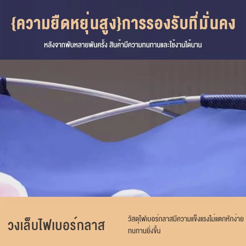 SUN มุ้งเต็นท์กันยุงพับได้ 4ฟุต 5ฟุต 6ฟุต 6.6ฟุต thumbnail 8
