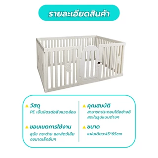 DIY🐶รั้วกั้นสุนัข รั้วสัตว์เลี้ยง คอกสัตว์เลี้ยงตระแกรงเล็ก เหมาะสำหรับสัตว์เลี้ยงขนาดเล็ก ประกอบตามใจชอบ พับได้ คอกหมา