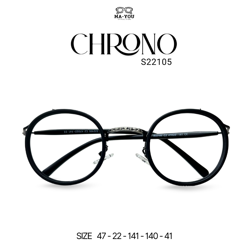แว่นตาสายตายาวเลนส์โปรเกรสซีฟ ไร้รอยต่อ รุ่น CHRONO ''โครโน่'' S22105 อ่านหนังสือ ดูจอคอม ใส่เดิน ออกแดดเปลี่ยนสีเทาดำ - รูปที่ 7
