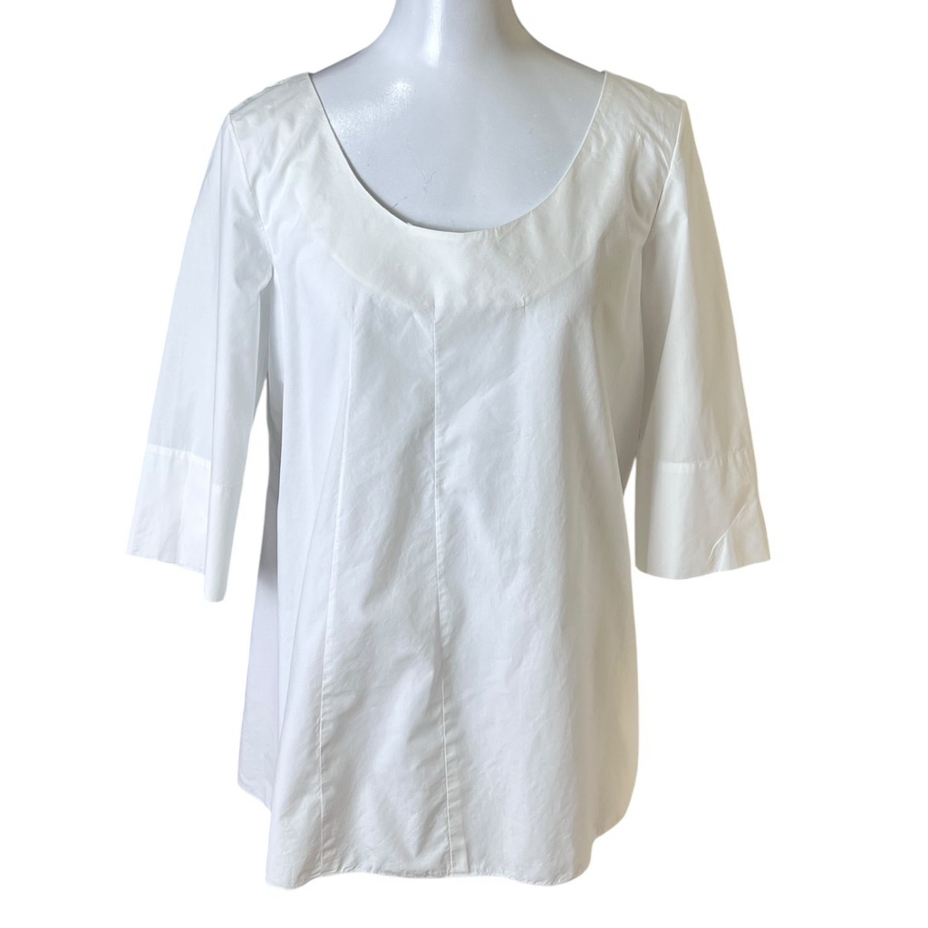 ❤️MARNI เสื้อคอกลมกว้าง แขนสามส่วน