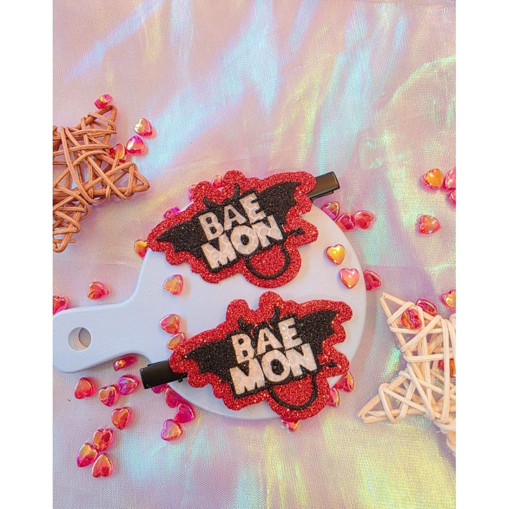 กิ๊บติดผมสะท้อนแสง Baemon Babymonster พร้อมส่ง