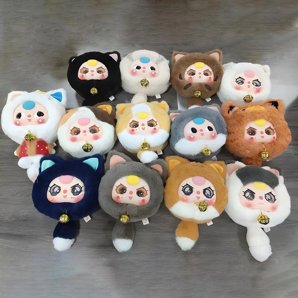 🚚สต็อกไทย ส่งไว 24ชมBaby Three Lucky Cat Zipper bag แมวนำโชคแมวนําโชค คอลใหม่ แบบจุ่ม เบบี้ทรี กระเป๋า แมวกระดิ่ง กรุ้งก