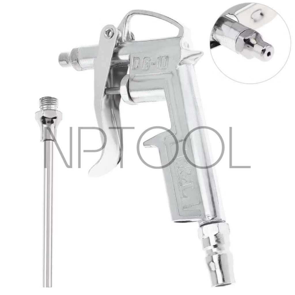 NP-49 ปืนฉีดลม ปืนเป่าลม  หัวฉีดลม 2 ตัวชุด U.DIY #DG-10