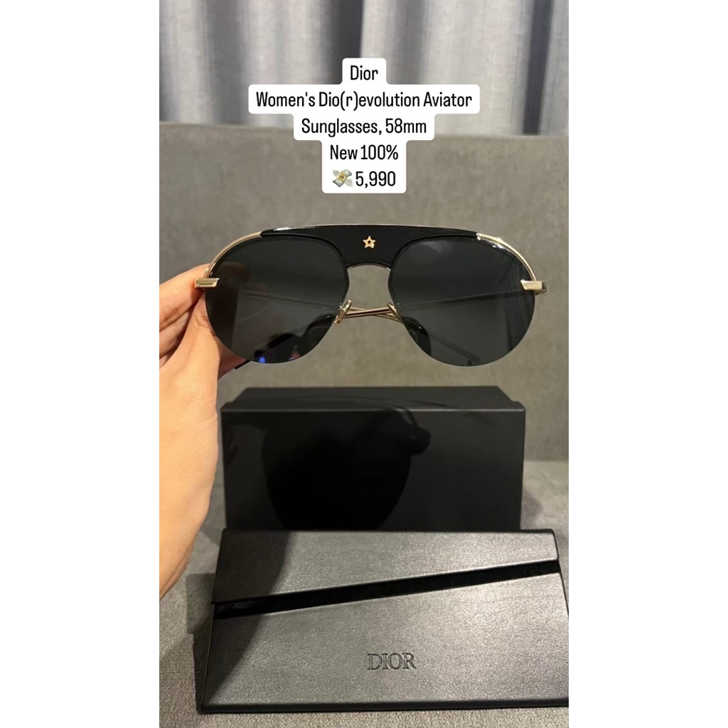 Women's Dio(r)evolution Aviator Sunglasses, 58mm