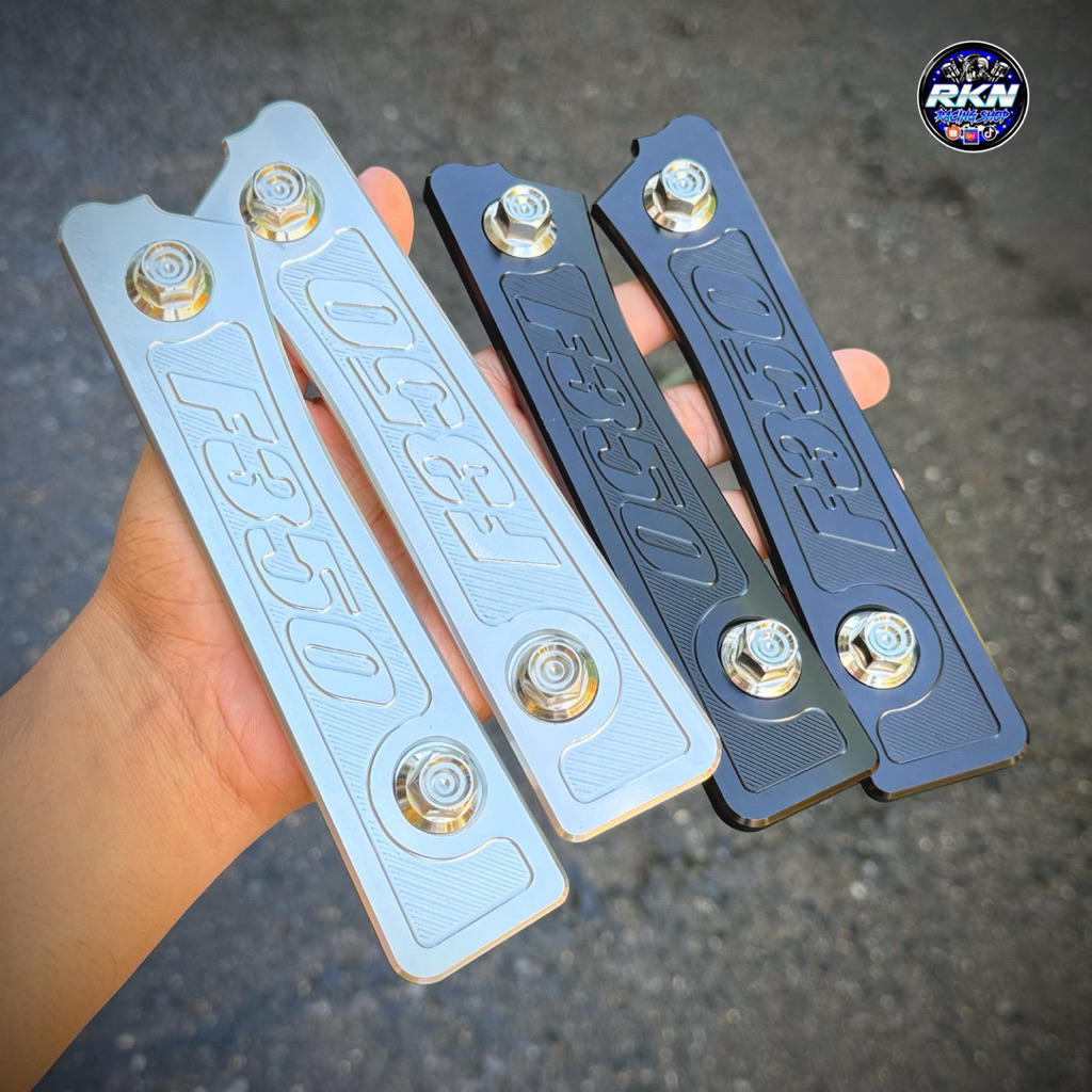 ปิดกันตกฟอซ่า350 งานอลูมิเนียมอย่างดี CNC พร้อมน็อต4ตัว