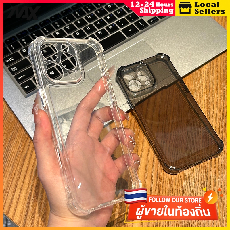 🔥MAX🔥 นิ่มกันกระแทกเคสโทรศัพท์ สำหรับรุ่น เคสสำหรับ 13/12/14 Plus Pro Max 8/7 Plus X/XR 11 12pro