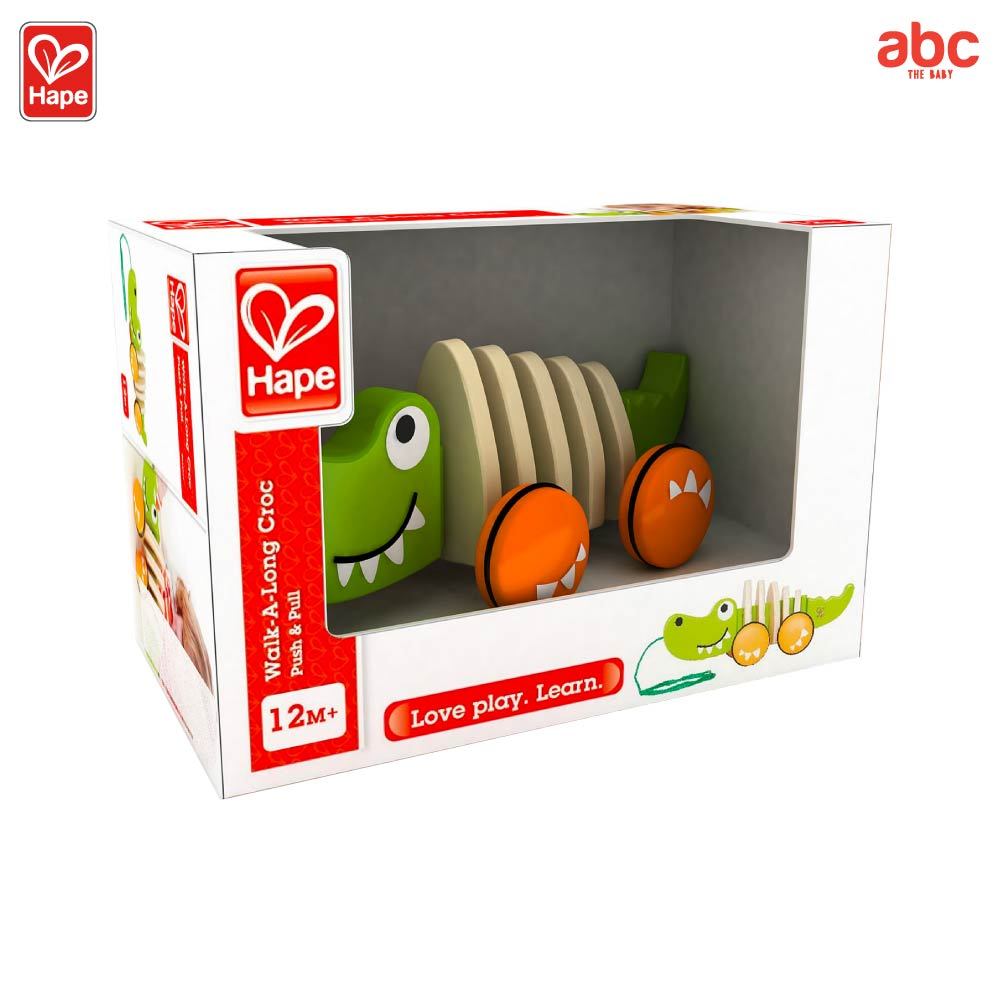 Hape ของเล่นลากจูง เจ้าจระเข้น้อย Walk-A-Long Croc ของเล่นเสริมพัฒนาการ สำหรับเด็ก 12 เดือนขึ้นไป รูปที่ 5
