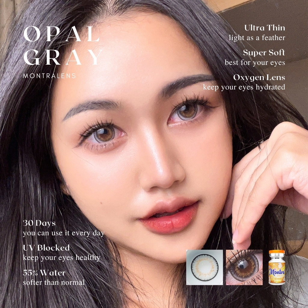 Montra(มนตรา) คอนแทคเลนส์ รุ่น Opal ลายโอ้โซลยอดฮิต