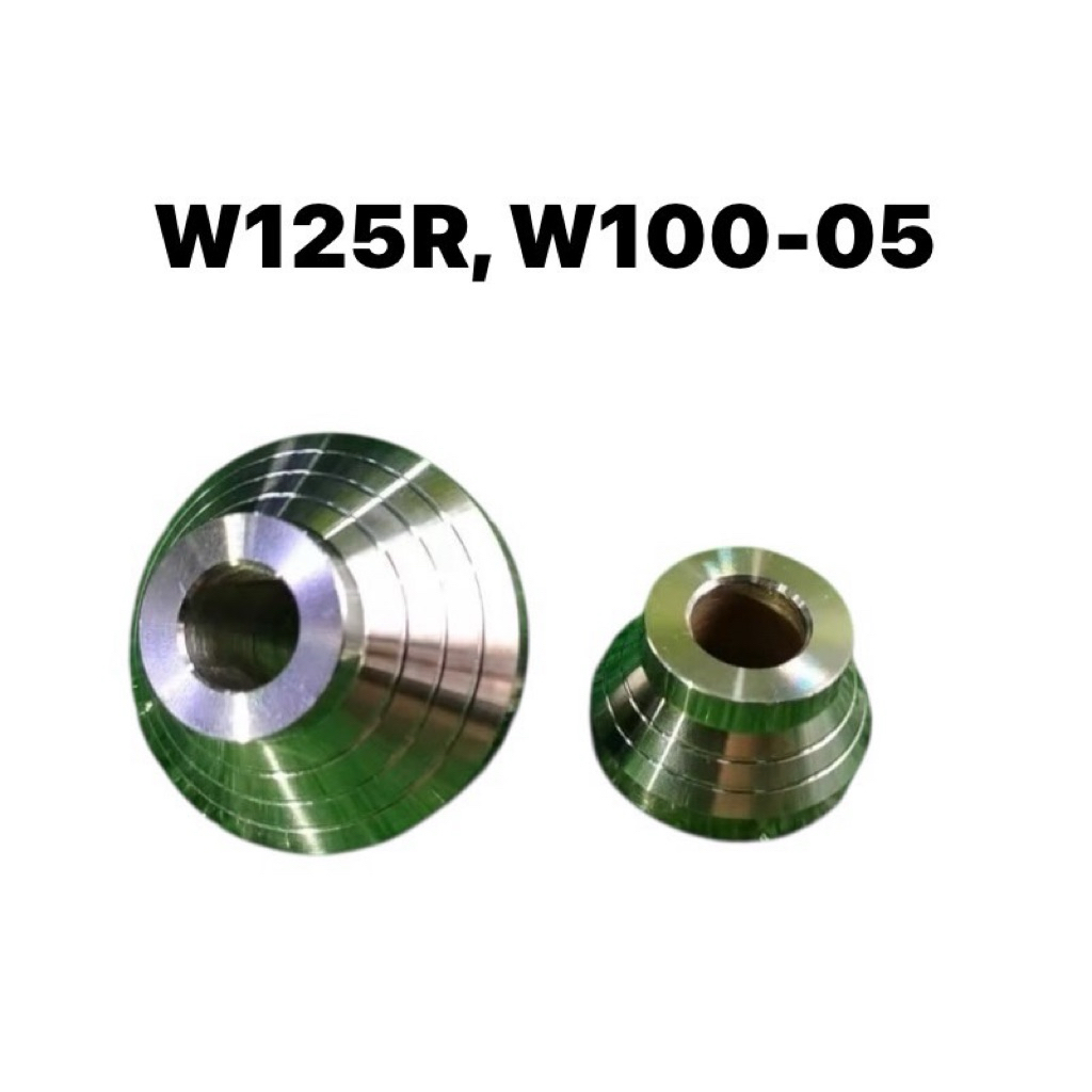 บูทล้อหน้าแต่ง W125R ,100-05ยูบ๊อก ซ้าย-ขวา(1คู่) กัดลายก้นหอย สำหรับรถ สินค้าตรงรุ่น ราคา ถูกที่สุด ดีลบีเคเค แกลเลอรีภาพที่ 2