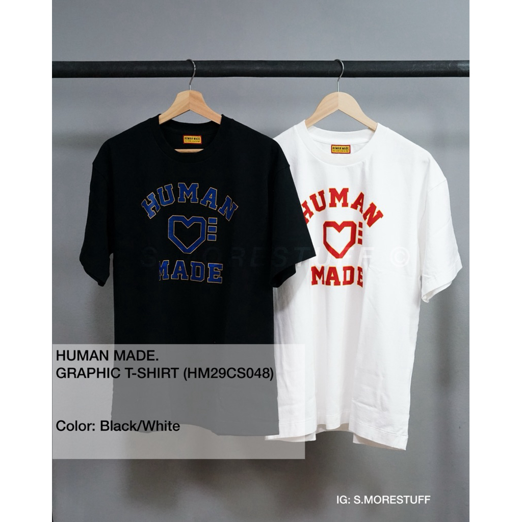 HUMAN MADE. GRAPHIC T-SHIRT (HM29CS048) – Black/White