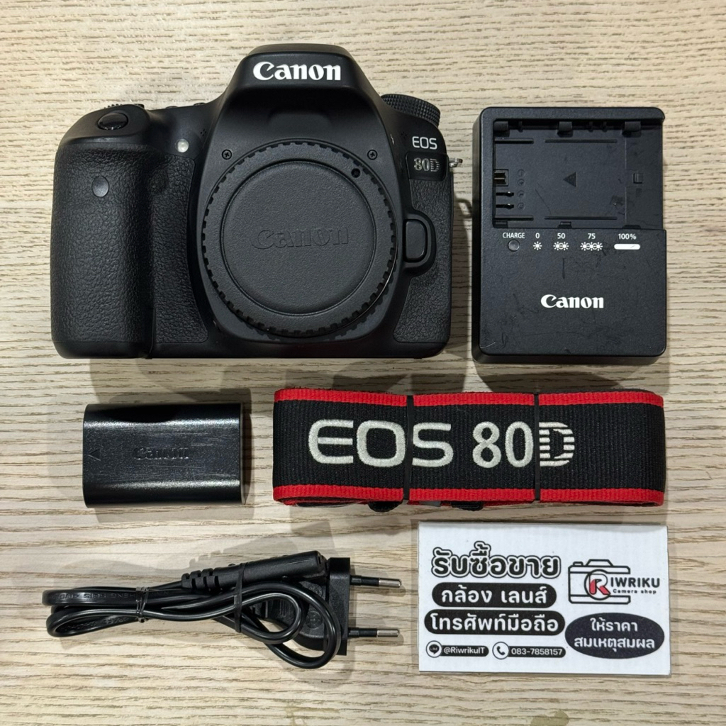Canon EOS 80D (บอดี้) มือสองสภาพดีใช้งานเต็มระบบ