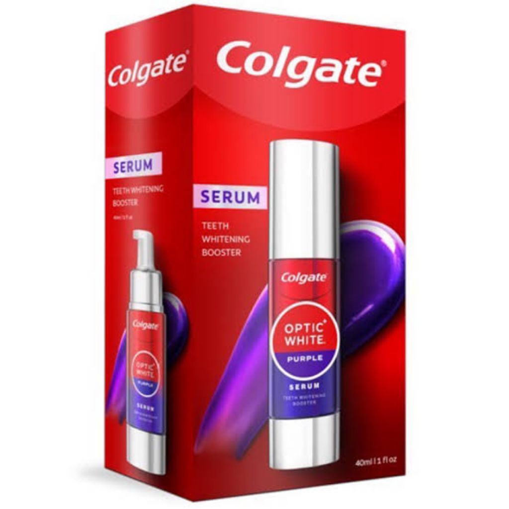 ❤️เซรั่มฟันขาว❤️ Colgate Optic White Purple Serum 40 ml คอลเกต อ๊อพติค ไวท์ เพอร์เพิล ปลอดภัยต่อเคลือบฟัน ใช้ได้ทุกวัน