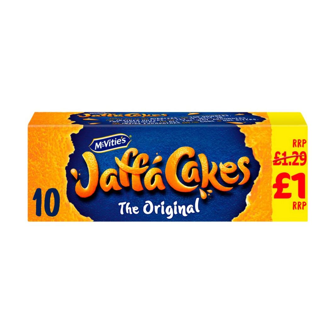 Mcvities Jaffa Cakes The Original 10 Cakes 106g.- แมคไวตี้ส์ จาฟฟา เค้กรสดั้งเดิม 10 ชิ้น 106ก.