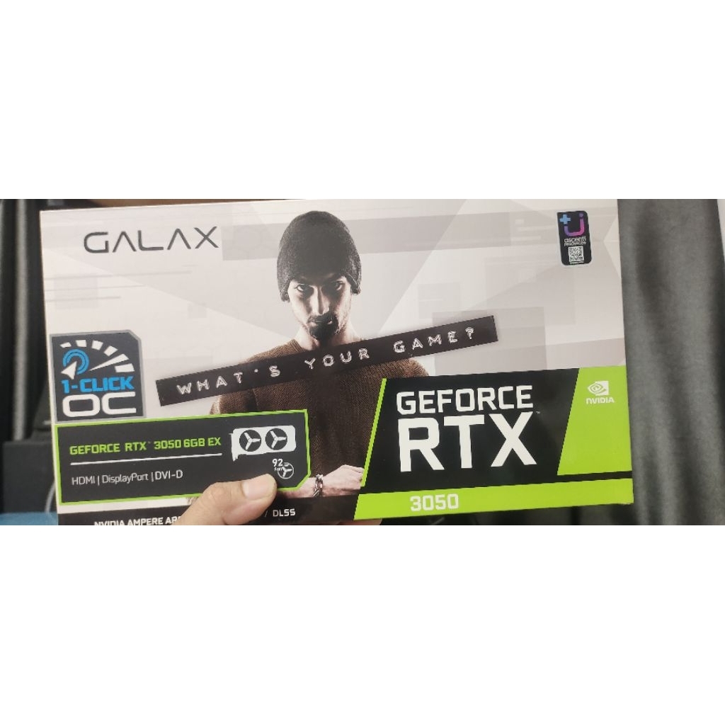 การ์ดจอGALAX RTX30506GBประกันascenti3ปีสินค้ามือ 1
