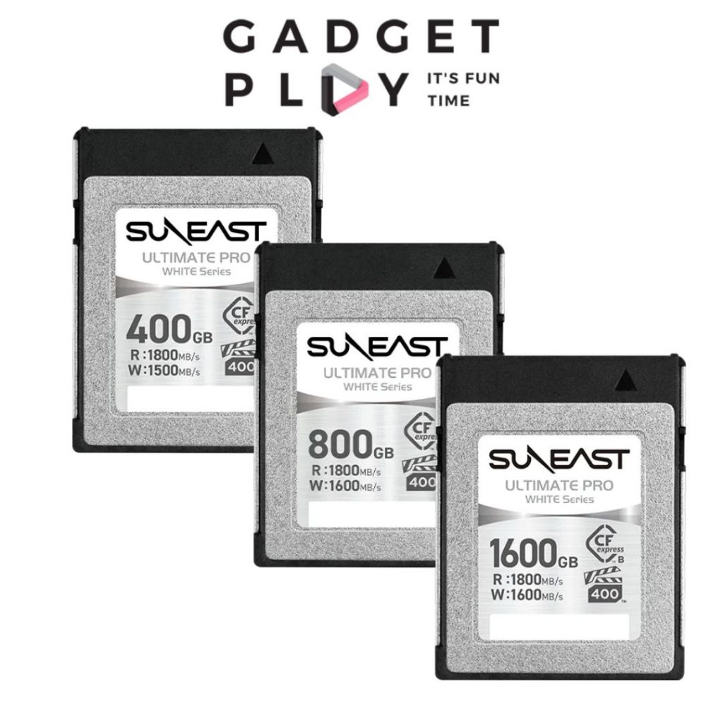 [กรุงเทพฯส่งด่วน] SUNEAST ULTIMATE PRO CFexpress Type B Card WHITE Series VPG400 รับประกันศูนย์ไทย