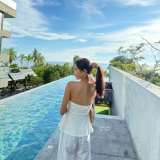 FLORE | leia tube top เกาะอกผ้าฉลุ