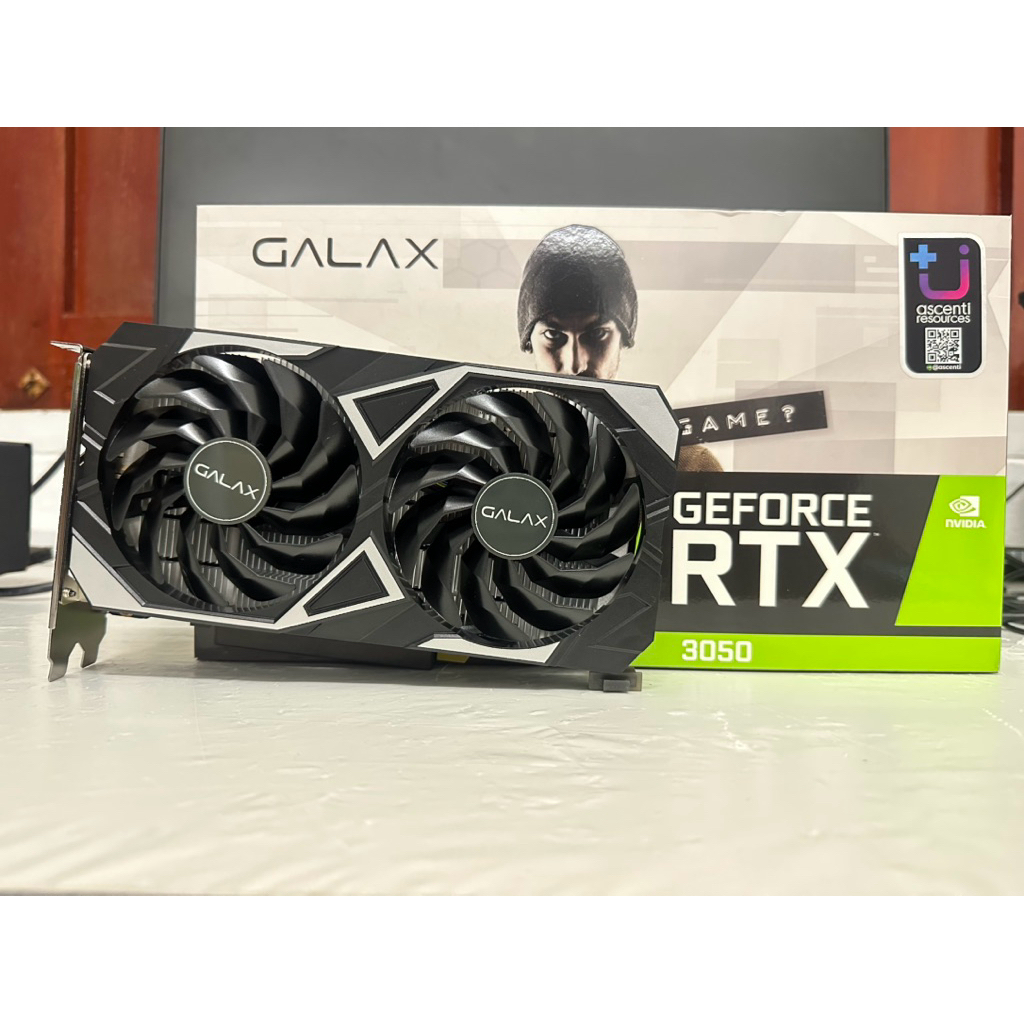 VGA GALAX RTX3050 EX 1-CLICK OC 6GB (ไม่ต่อไฟเพิ่ม)
