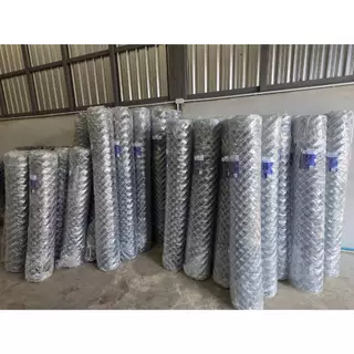 ASV ลวดตาข่ายถัก ชุบกัลวาไนท์ #12 / ขนาดตา 2 นิ้ว (2-1/4") (ตาทั่วไป) / 1.0 x 5 เมตร (สูง x ยาว)