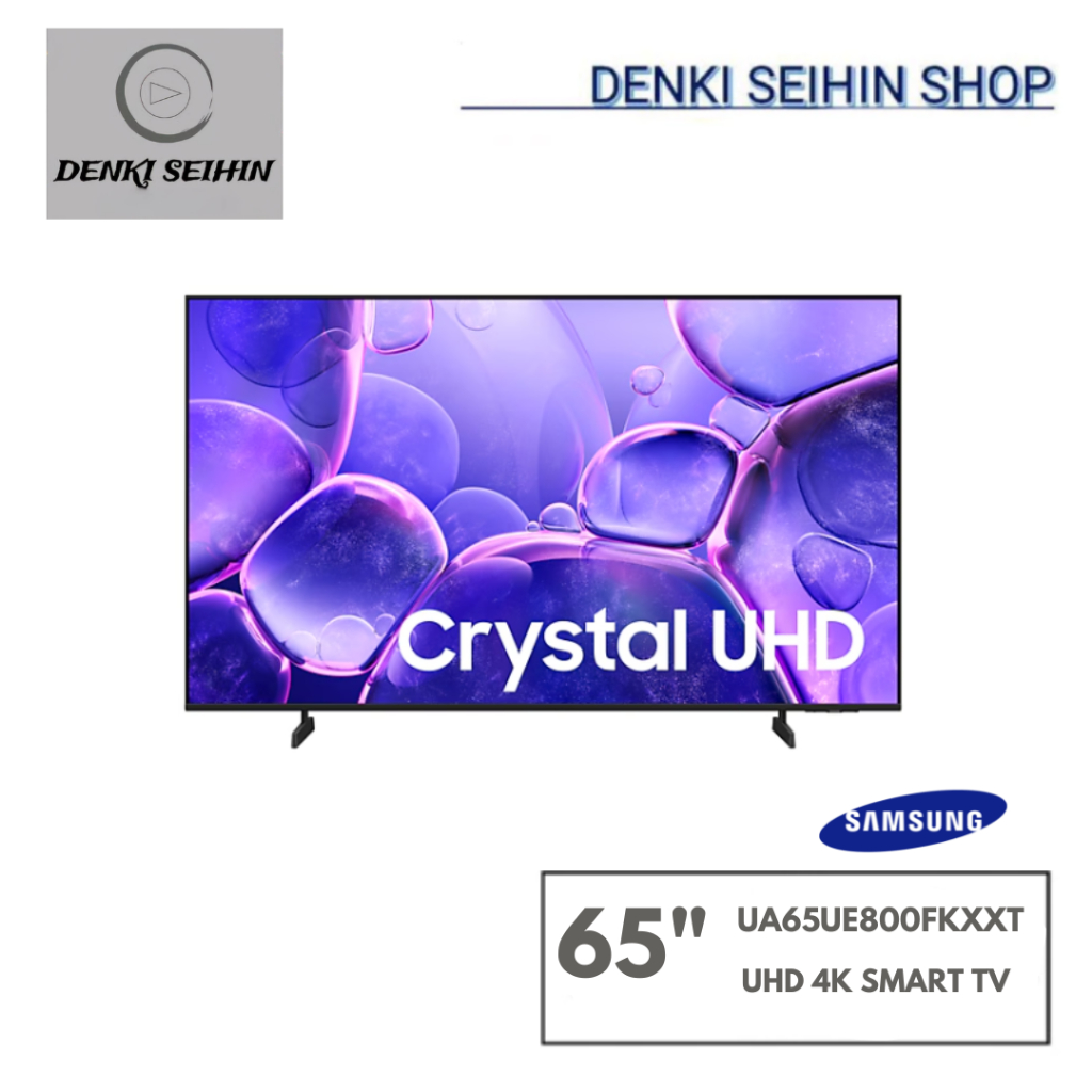 Samsung 65" Crystal UHD UE800F 4K Smart TV (2025) UA65UE800FKXXT