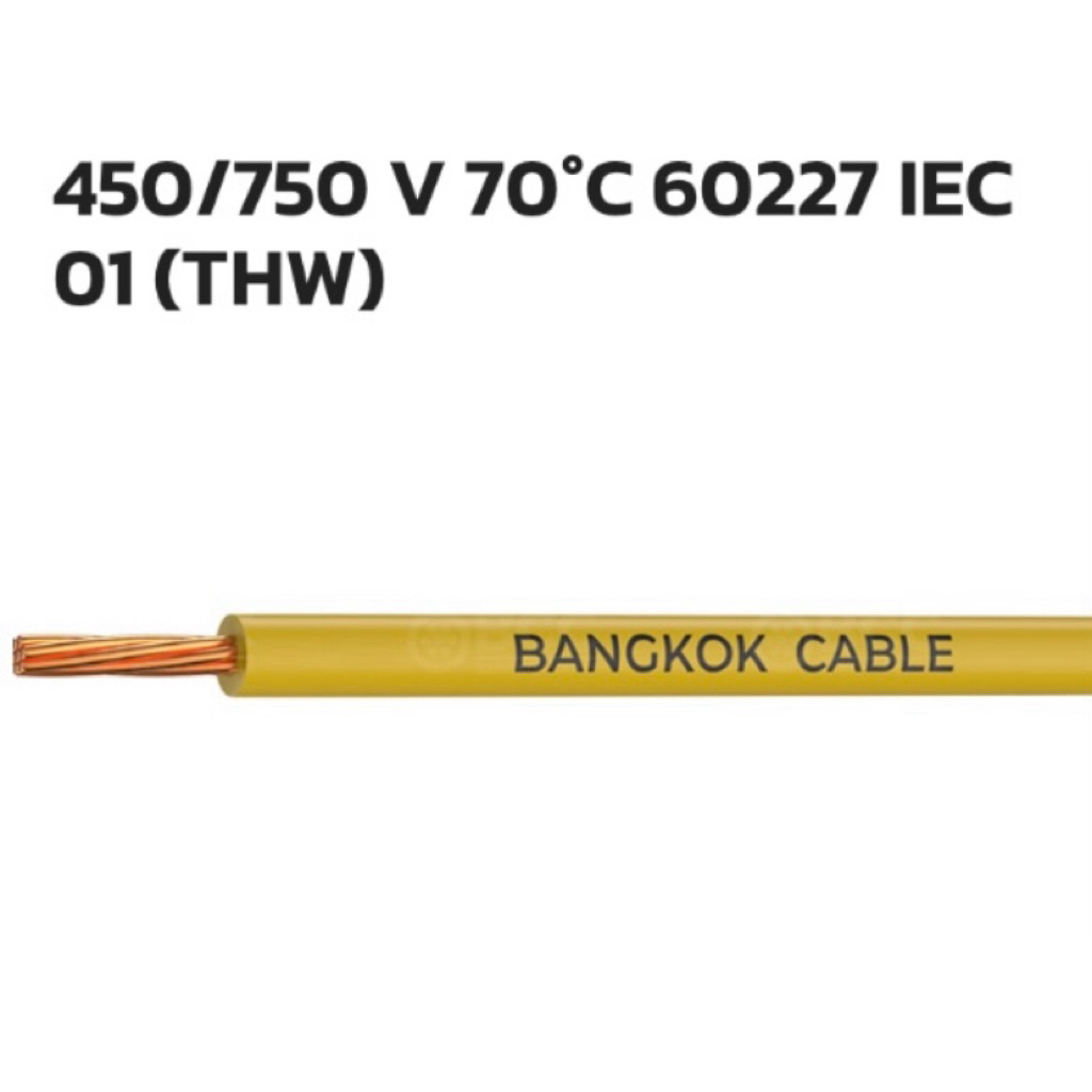สายไฟ BCC 60227 IEC 01 (THW) 1x1.5 SQ.MM 1x2.5 SQ.MM ( 30 เมตร )