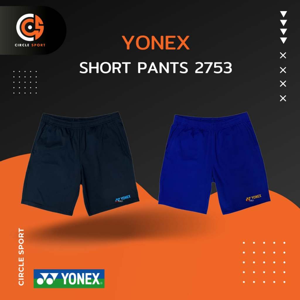 กางเกงแบดมินตัน Yonex Short Pants TRU-DRY 2753 กางเกงขาสั้นออกกำลังกาย (สินค้าลิขสิทธิ์แท้ 100%)