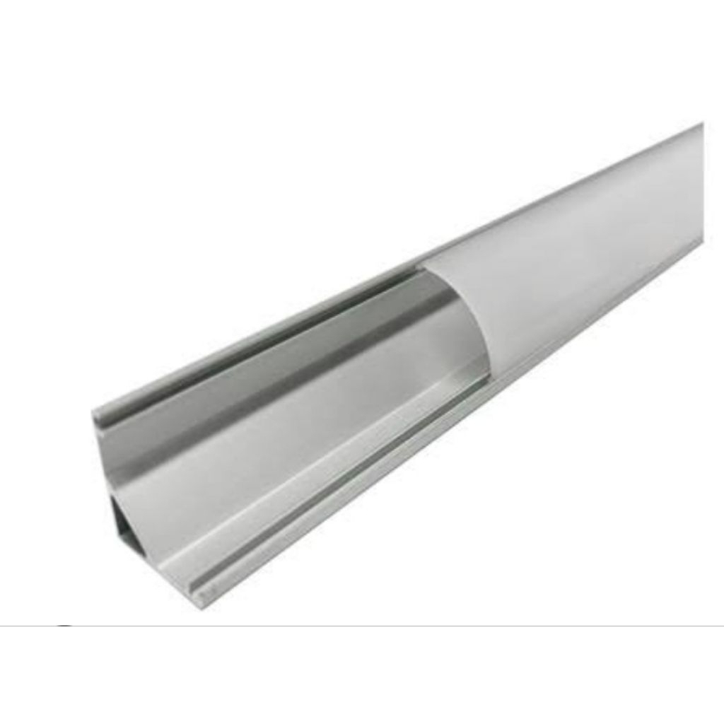 รางอลูมิเนียมสำหรับไฟLED Aluminium 2เมตร 2เมตร Track Aluminium รางอลูมิเนียมแบบเข้ามุม(ตัวV)