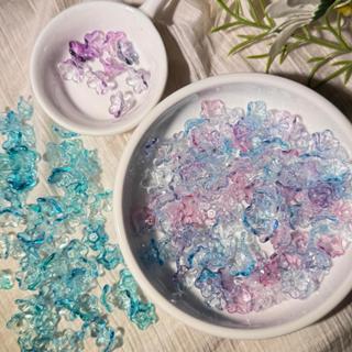 (ส่งจากไทย!!!) ลูกปัดดอกไม้ อะคริลิค 30 ชิ้น ขนาด 12 มิล DIY
