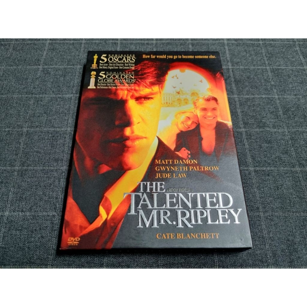 DVD ภาพยนตร์ดราม่าทริลเลอร์ "The Talented Mr. Ripley / อำมหิต มร.ริปลีย์ " (1999)