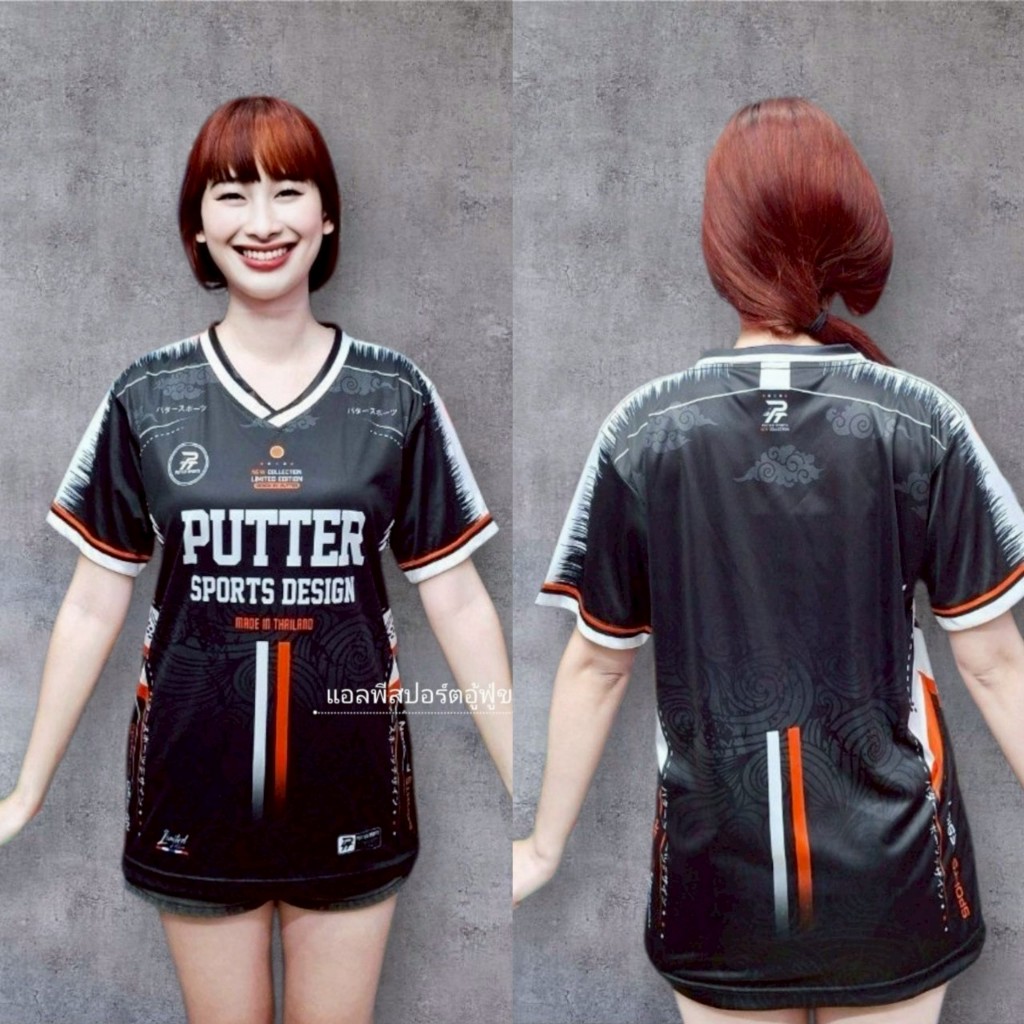 เสื้อยืดพิมพ์ลาย Putter sports Design แขนสั้น ผ้าไมโคร  พิมพ์ลายคมชัด งานตรงปก ผ้าใส่สบายไม่ร้อน