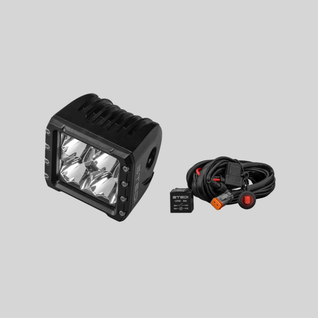 STEDI C-4 Black Edition Type Spot + ชุดสายไฟสวิตซ์สายไฟหลัก