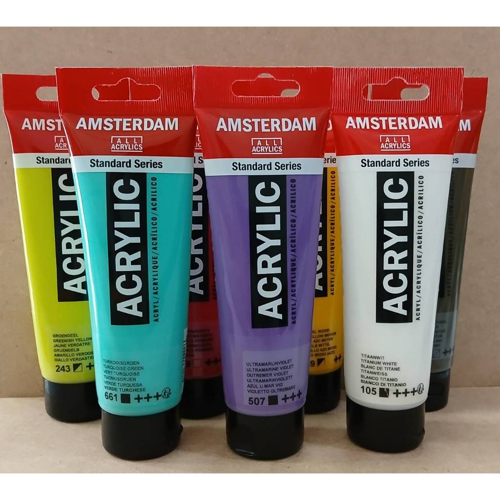 AMSTERDAM สีอะคริลิค อัมสเตอร์ดัม Amsterdam Acrylic Colors 120ml.